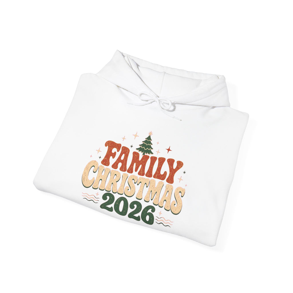 Retro Family Christmas 2026 Hoodie