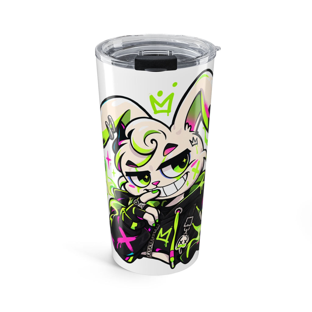 Neon Goth Bunny 20oz Tumbler