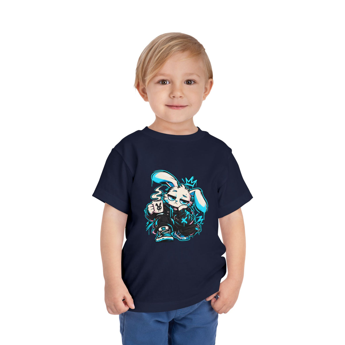 Graffiti Rabbit Coffee Toddler Tee