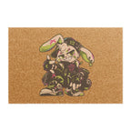 Neon Punk Bunny Doormat