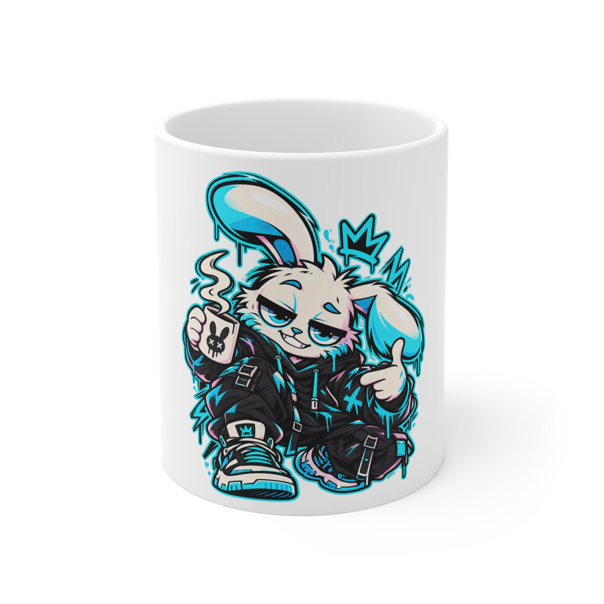 Graffiti Rabbit Coffee 11oz Mug