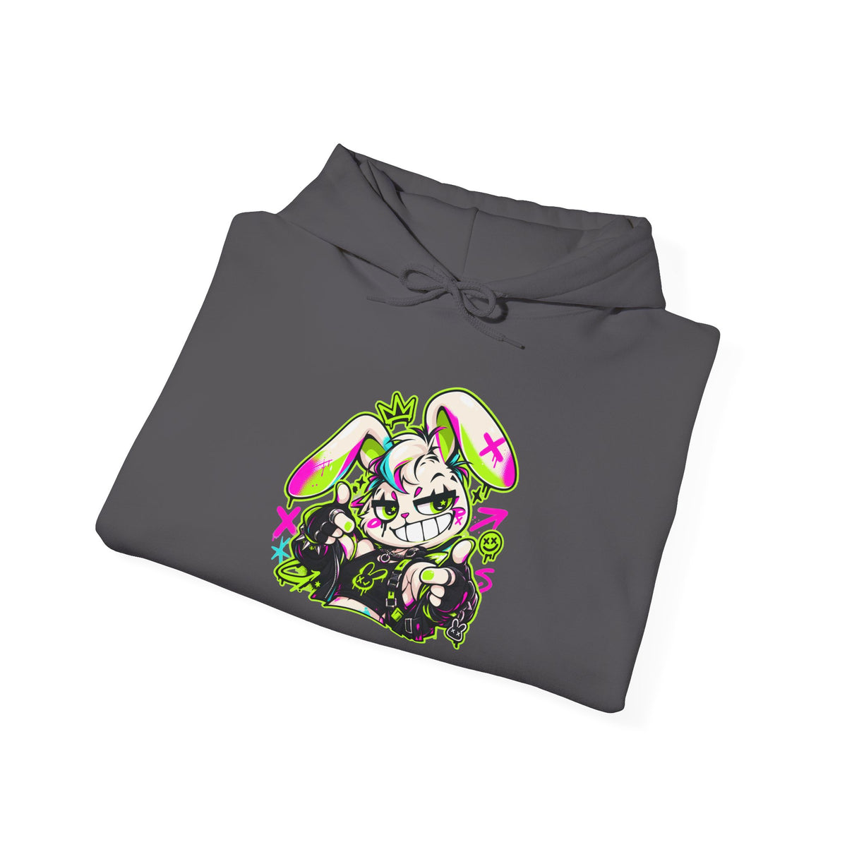Punk Bunny Graffiti Hoodie