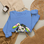 Neon Punk Bunny Crewneck Sweatshirt