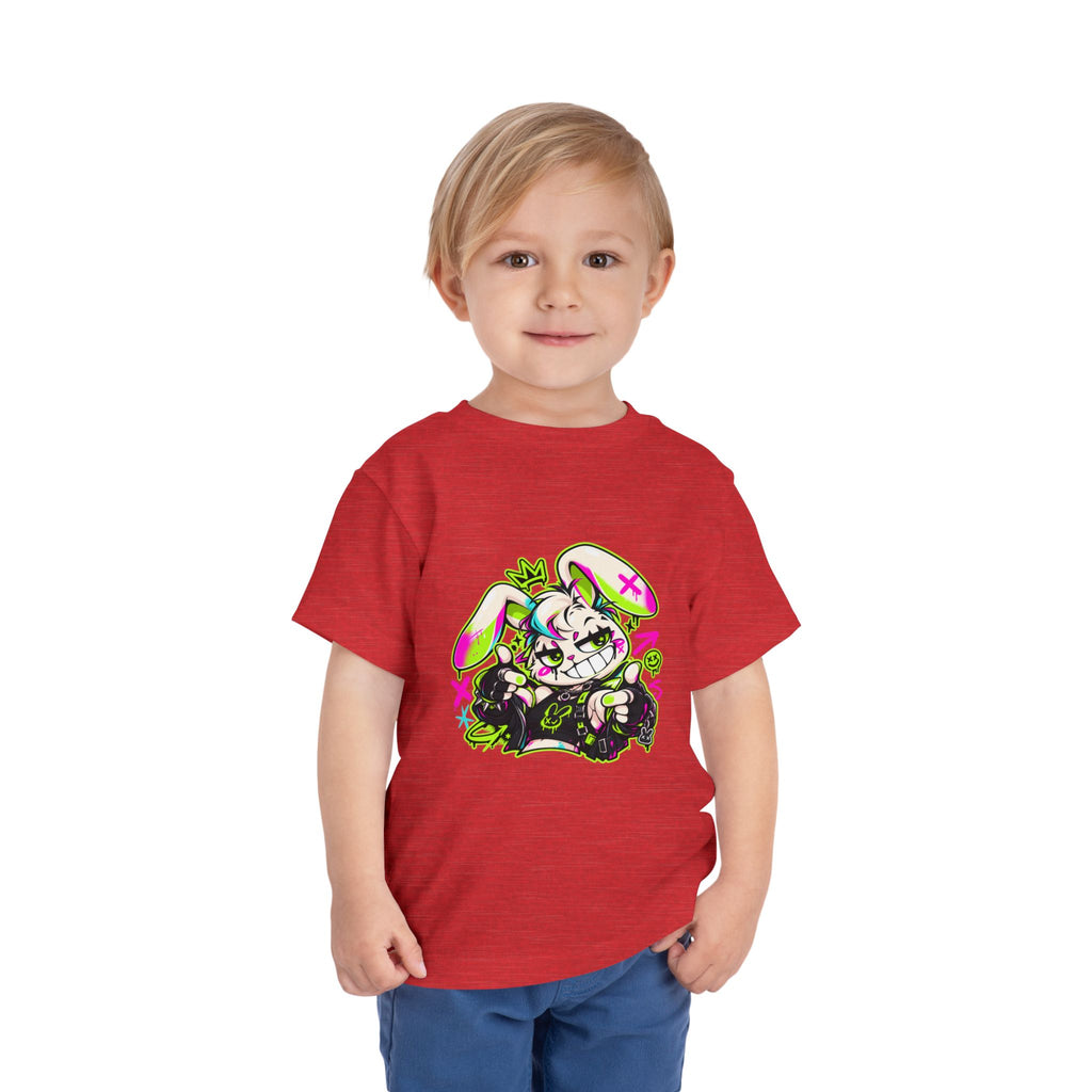 Punk Bunny Graffiti Toddler Tee