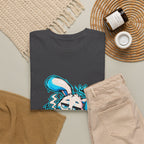 Sleepy Cyber Bunny Coffee Graphic Tee