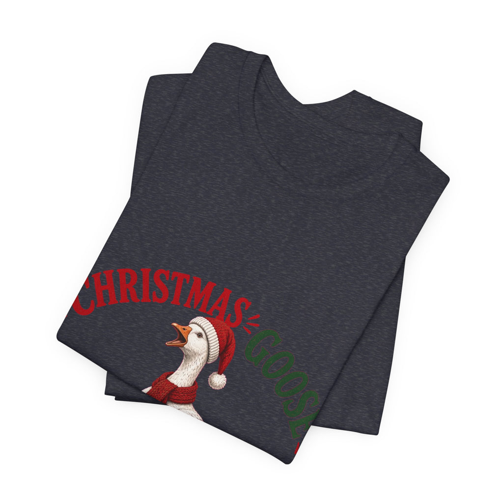 Christmas Goose Crew Premium Jersey Tee Holiday Graphic Shirt