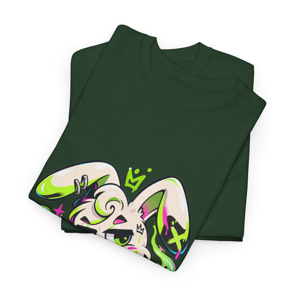 Neon Goth Bunny Heavy Cotton Tee