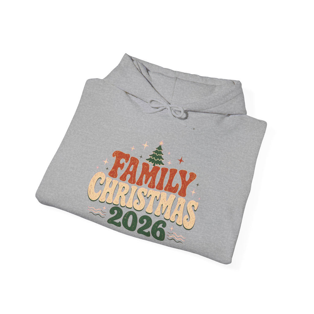 Retro Family Christmas 2026 Hoodie