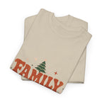 Retro Family Christmas 2026 Heavy Cotton Tee