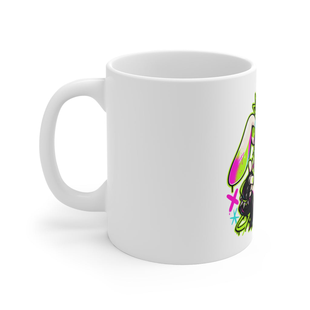 Punk Bunny Graffiti 11oz Mug