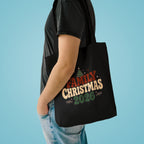 Retro Family Christmas 2026 Cotton Tote Bag