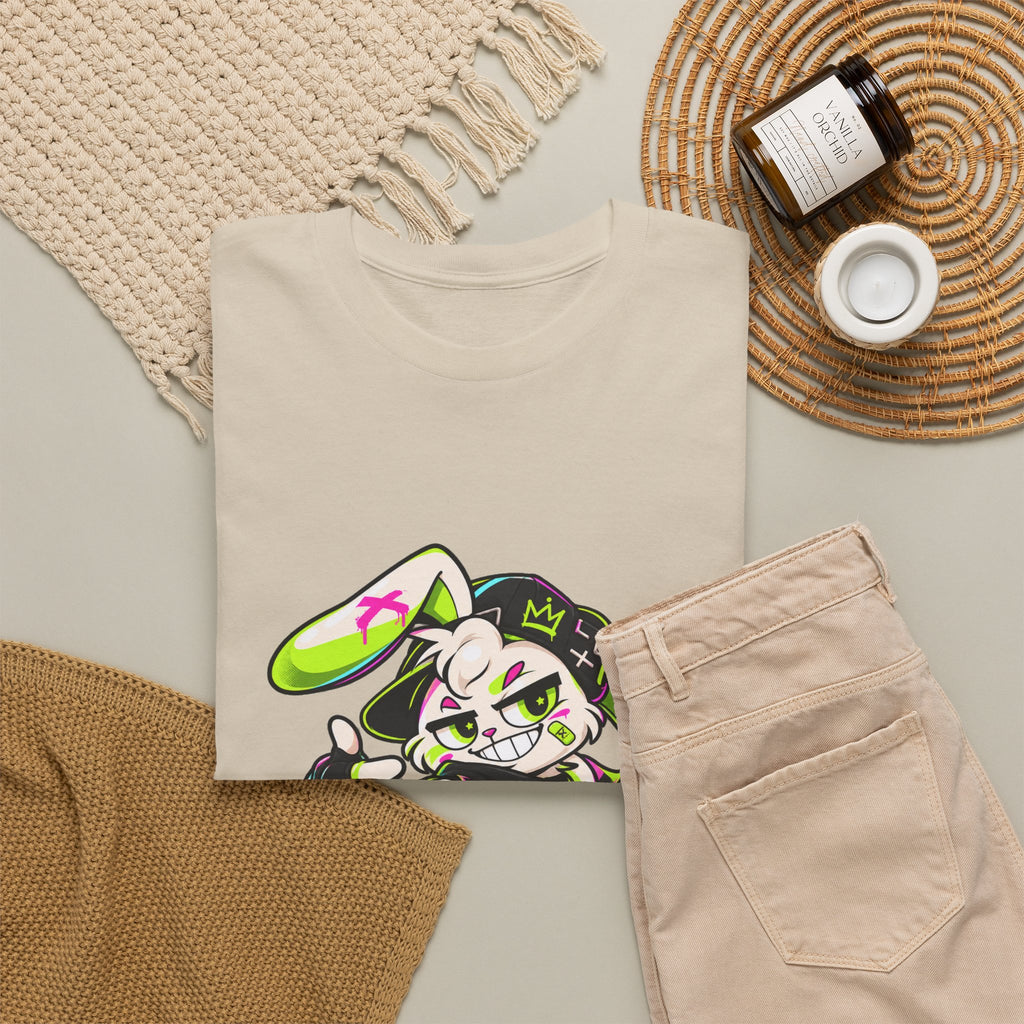 Neon Punk Bunny Heavy Cotton Tee