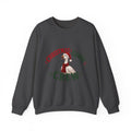 Christmas Goose Crew Crewneck Sweatshirt Cozy Holiday Gift in Dark Heather