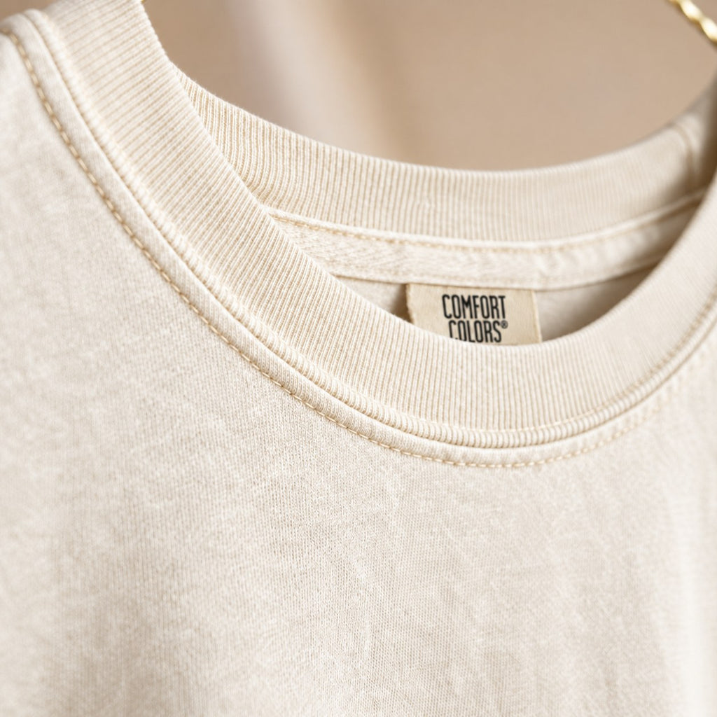Dotted Christmas Tree oversized graphic tee, Ivory, photo 8