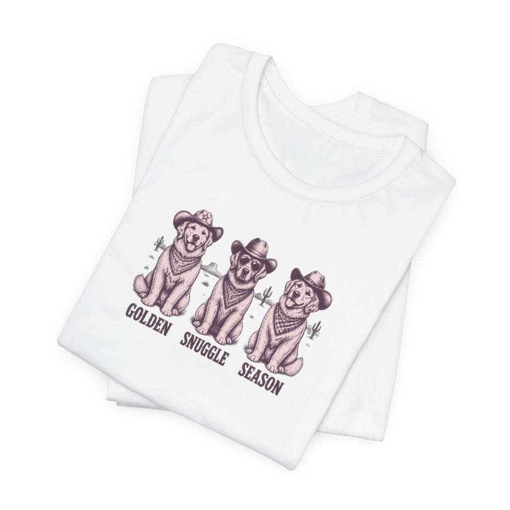 Golden Snuggle Season - Retriever Mom Tee