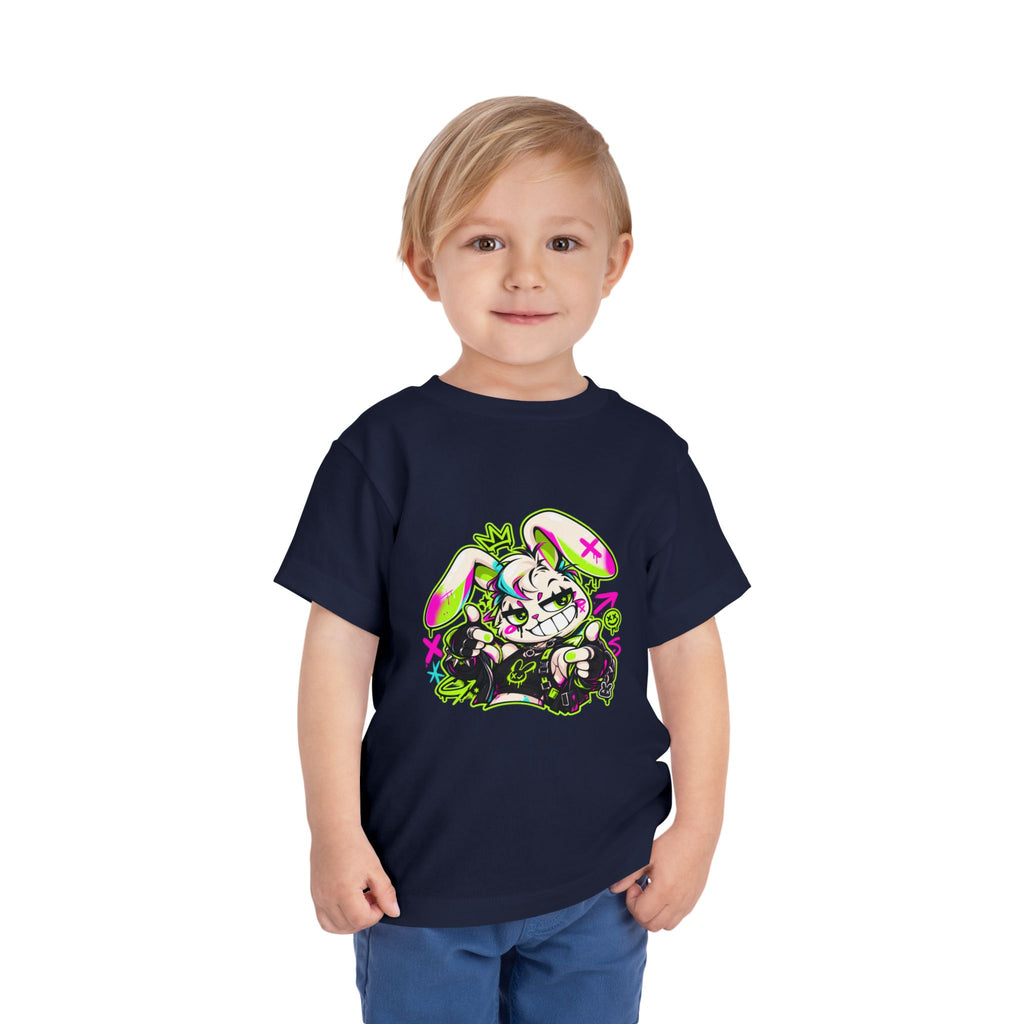 Punk Bunny Graffiti Toddler Tee