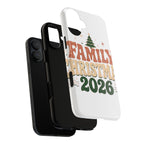 Retro Family Christmas 2026 Tough Phone Case