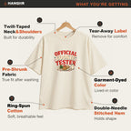 Cookie Tester oversized graphic tee, Ivory, photo 2