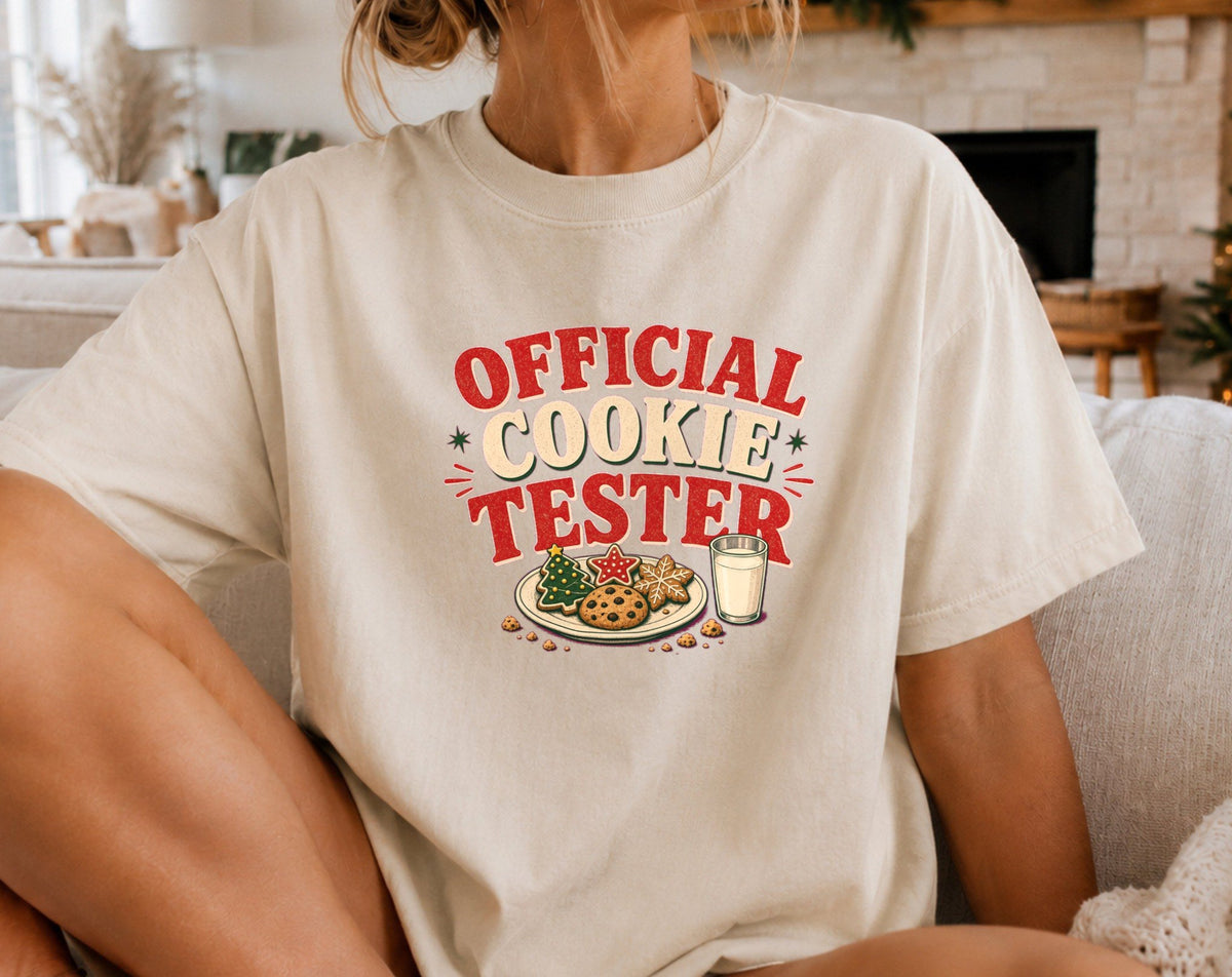 Cookie Tester oversized graphic tee, Ivory, photo 4