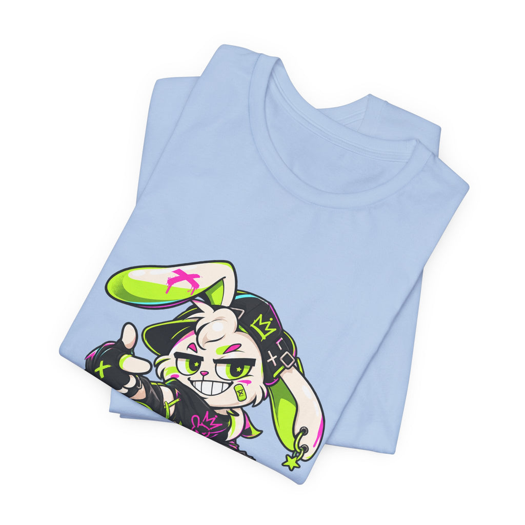 Neon Punk Bunny Premium Jersey Tee