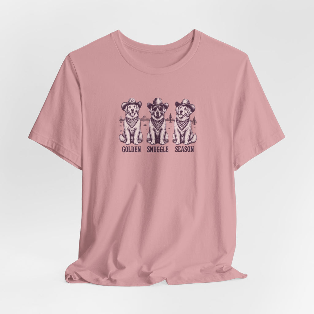 Golden Snuggle Season - Retriever Mom Tee