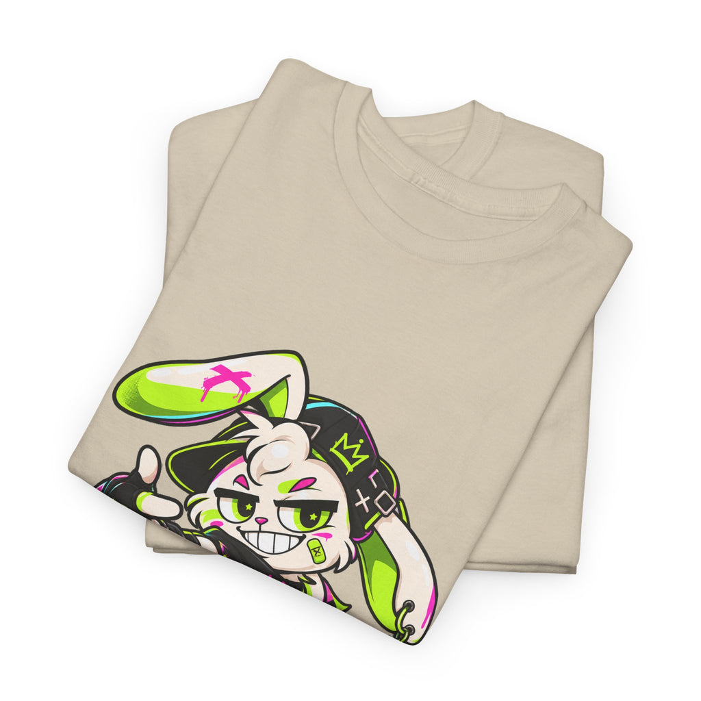 Neon Punk Bunny Heavy Cotton Tee