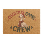 Christmas Goose Crew Doormat Festive Welcome Mat
