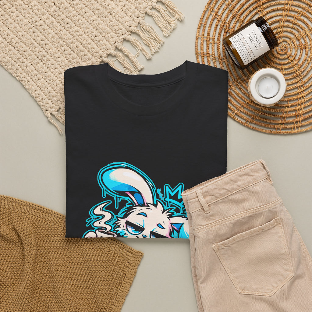 Graffiti Rabbit Coffee Heavy Cotton Tee
