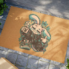 Graffiti Rabbit Coffee Doormat