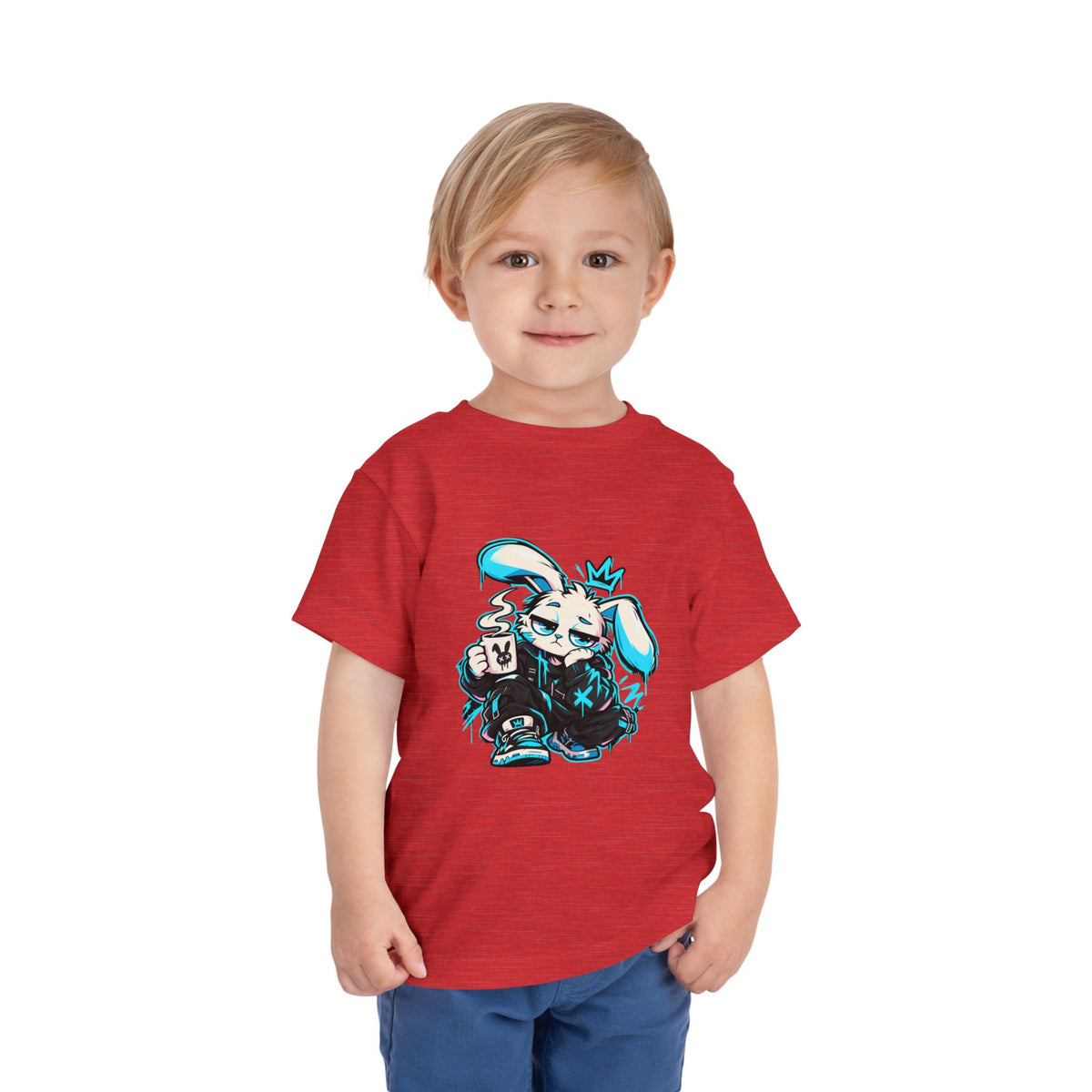 Graffiti Rabbit Coffee Toddler Tee