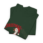 Christmas Goose Crew Heavy Cotton Tee Festive Holiday Shirt