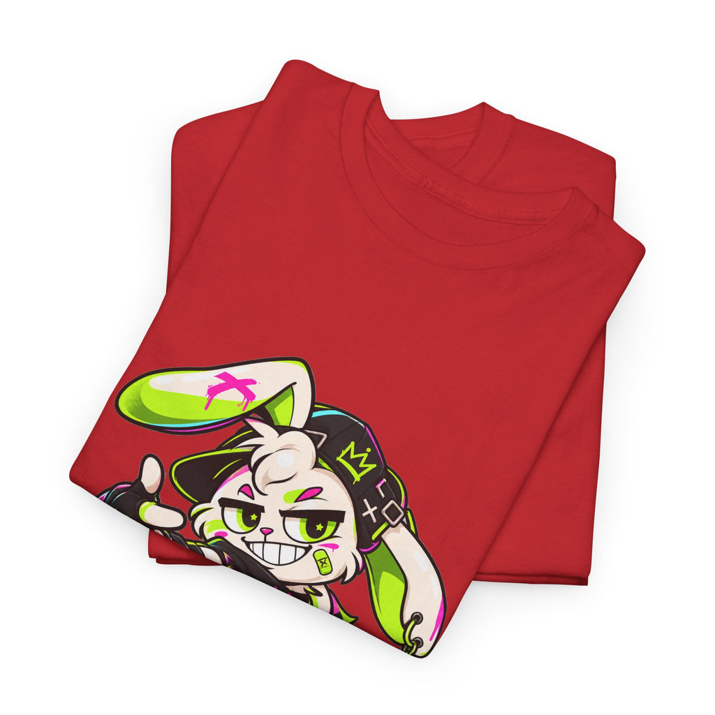 Neon Punk Bunny Heavy Cotton Tee