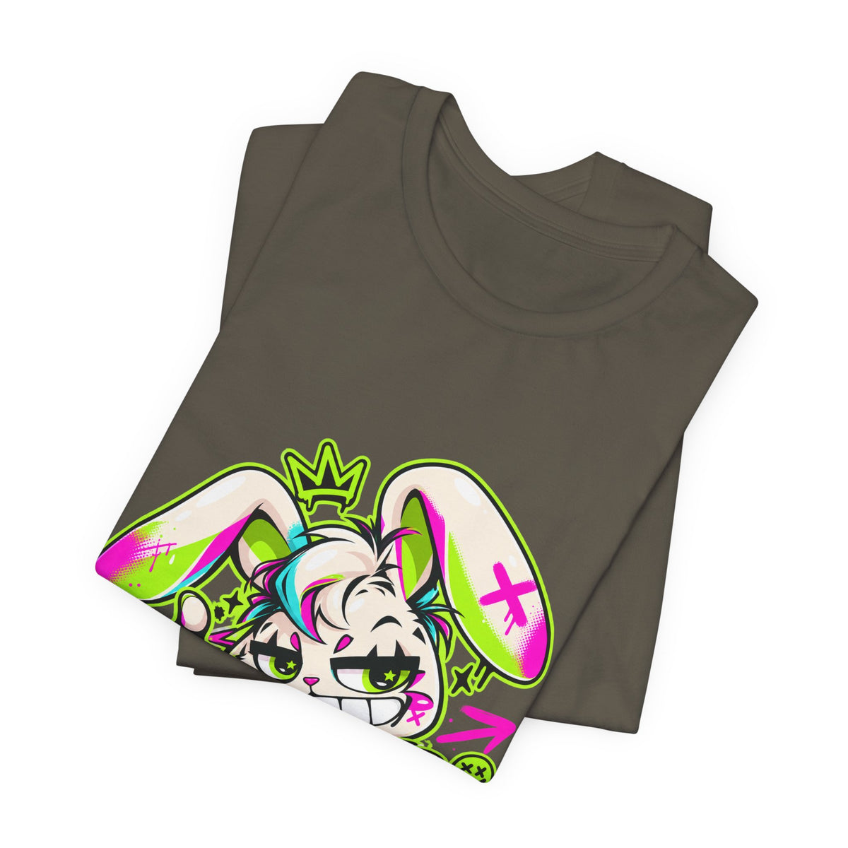 Punk Bunny Graffiti Premium Jersey Tee