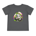 Punk Bunny Graffiti Toddler Tee in Asphalt