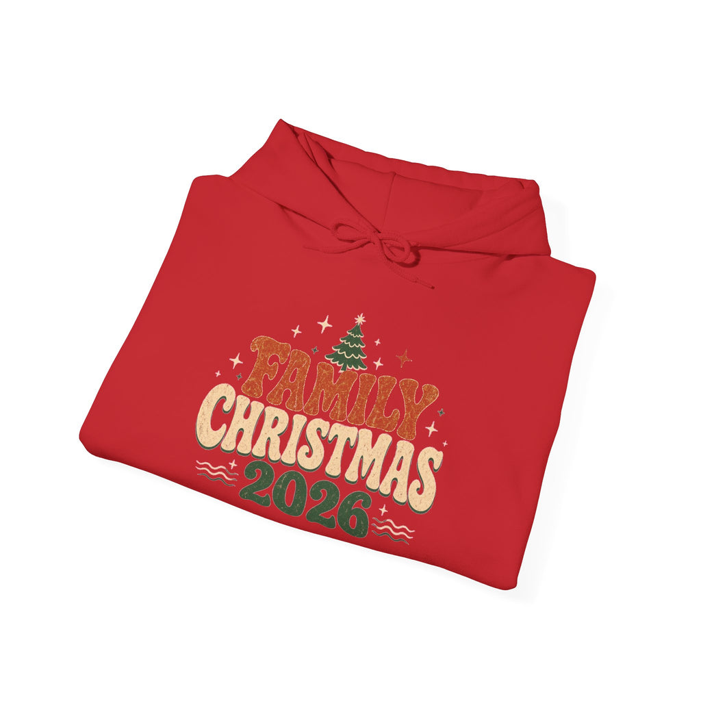 Retro Family Christmas 2026 Hoodie