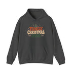 Retro Family Christmas 2026 Hoodie in Dark Heather