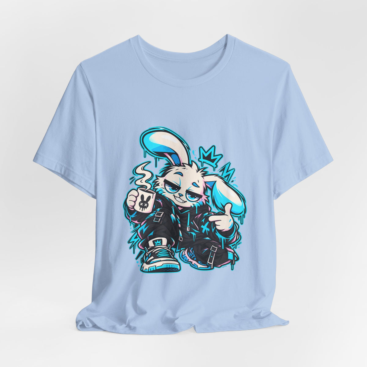 Graffiti Rabbit Coffee Premium Jersey Tee