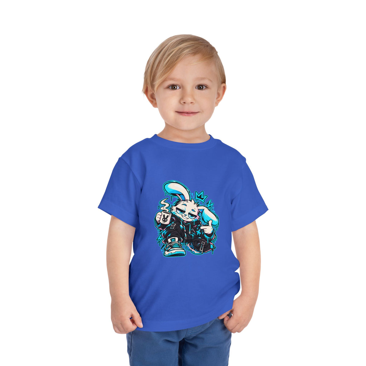 Graffiti Rabbit Coffee Toddler Tee