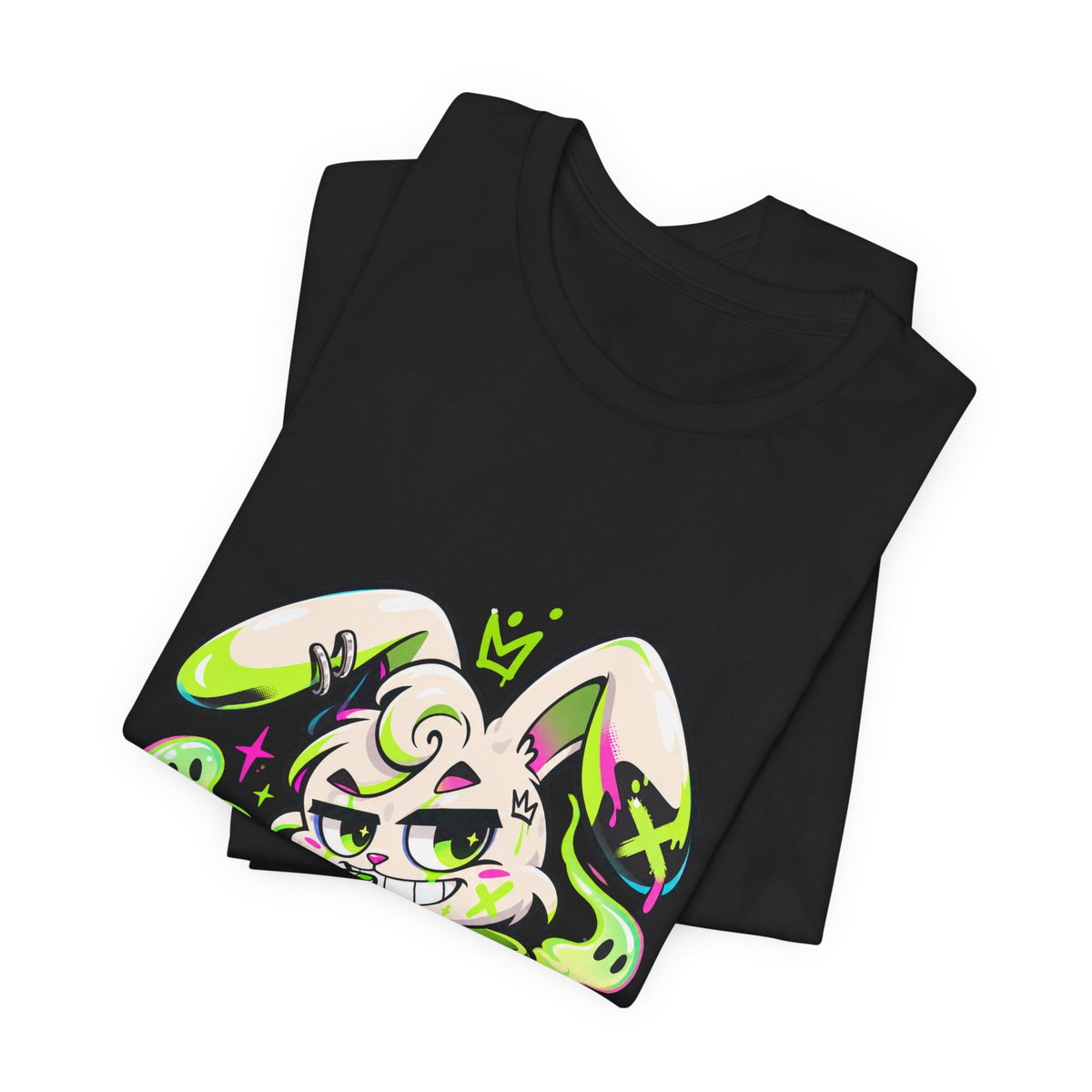 Neon Goth Bunny Premium Jersey Tee