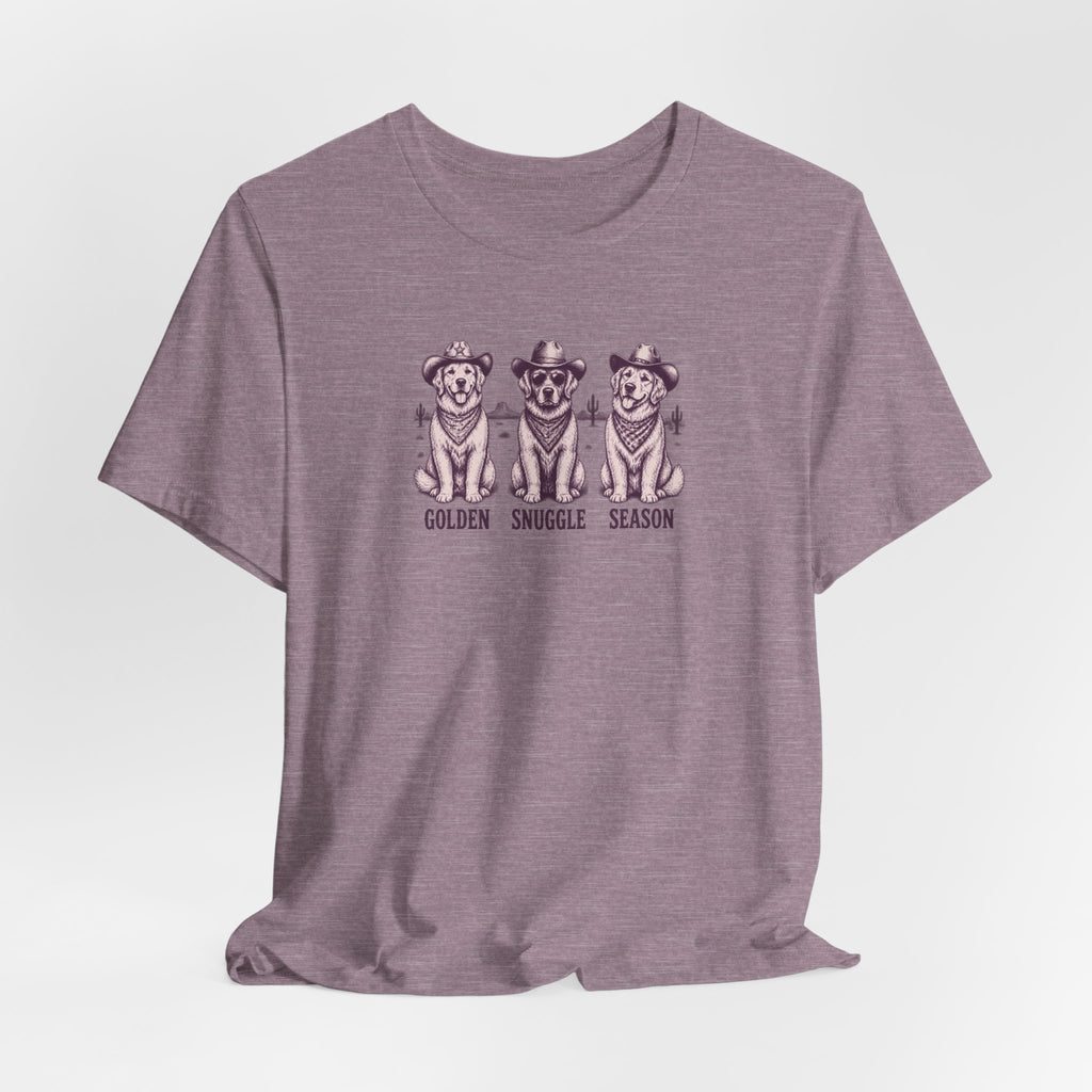 Golden Snuggle Season - Retriever Mom Tee