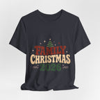 Retro Family Christmas 2026 Premium Jersey Tee