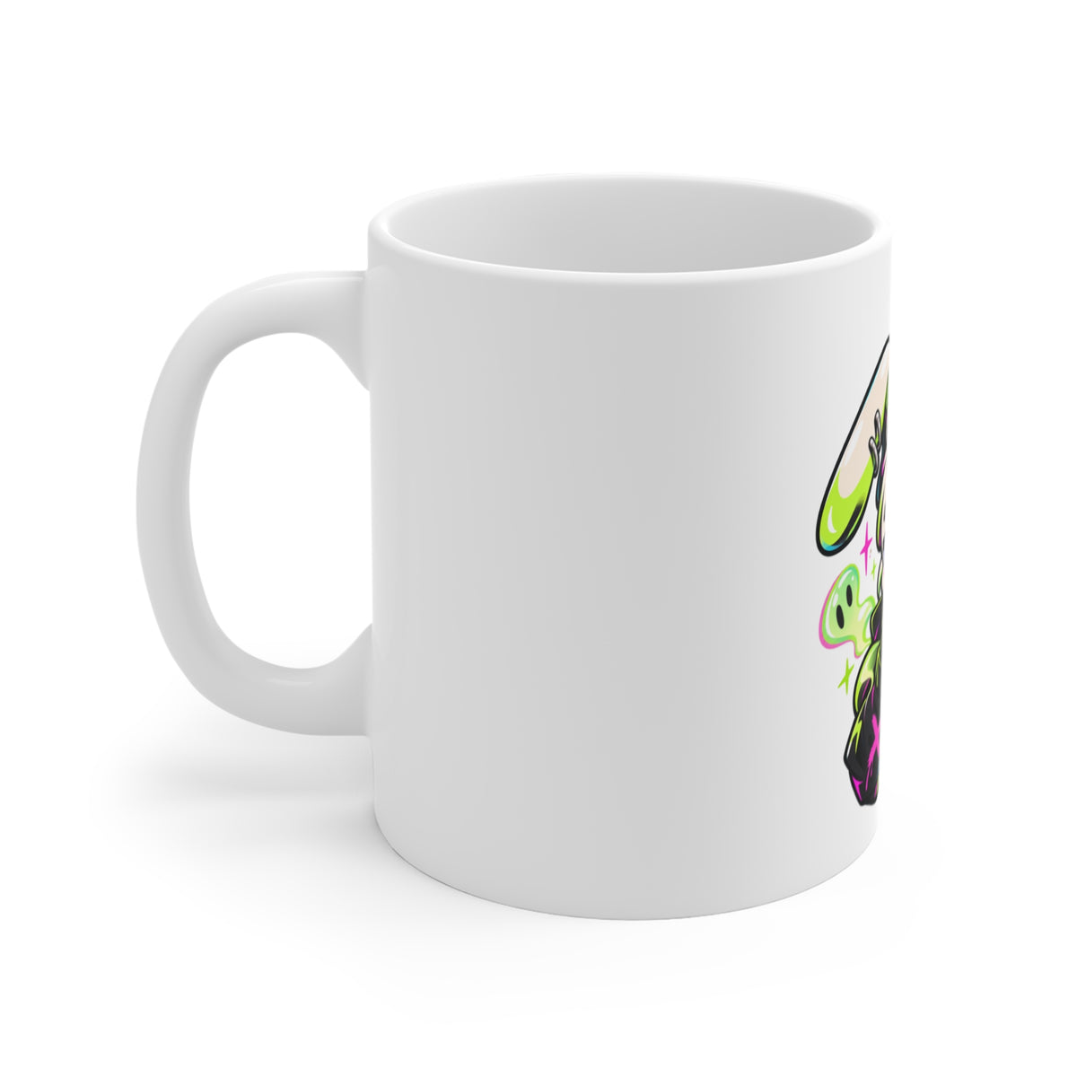 Neon Goth Bunny 11oz Mug