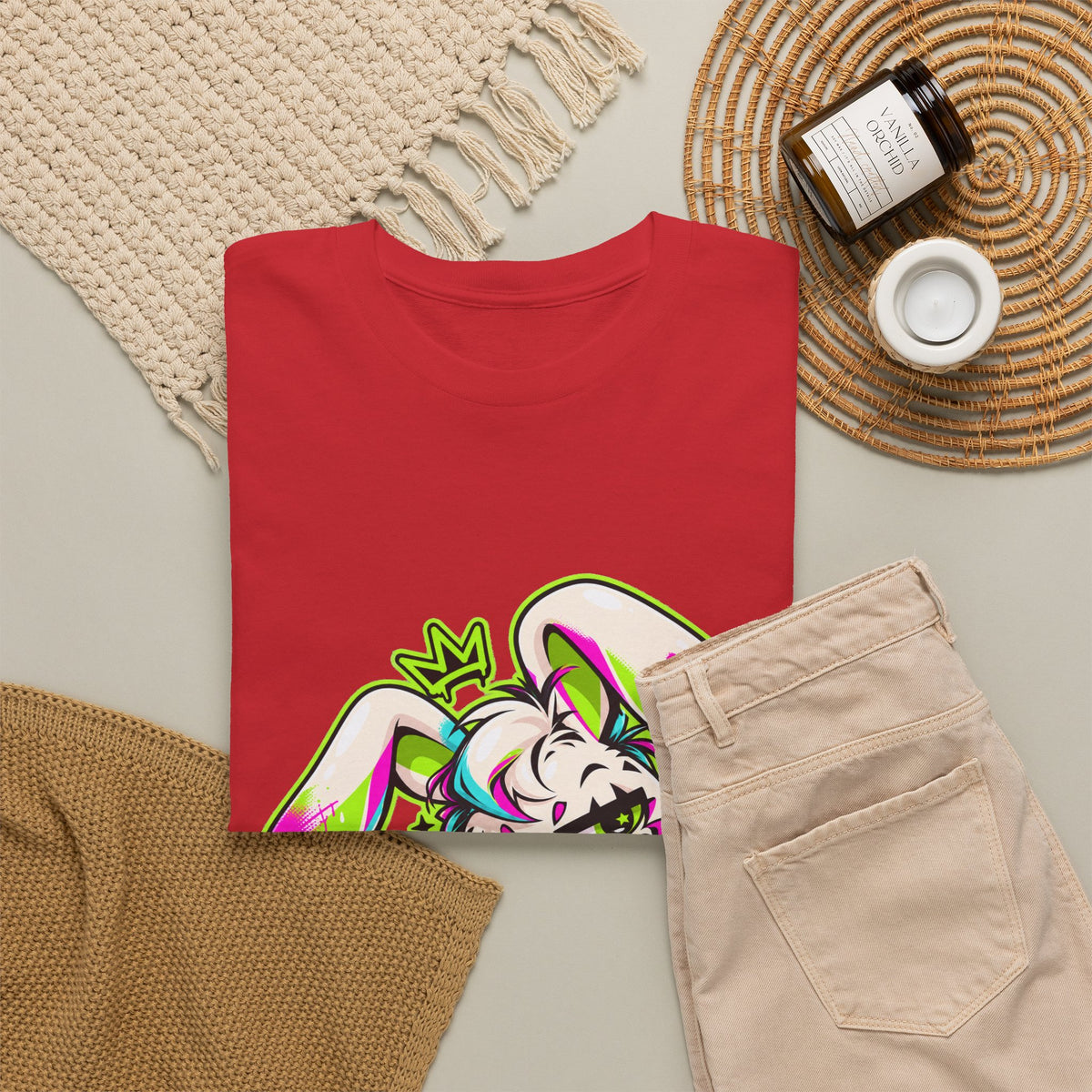Punk Bunny Graffiti Heavy Cotton Tee