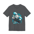 Graffiti Rabbit Coffee Premium Jersey Tee in Asphalt