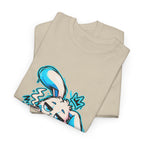 Sleepy Cyber Bunny Coffee Graphic Tee
