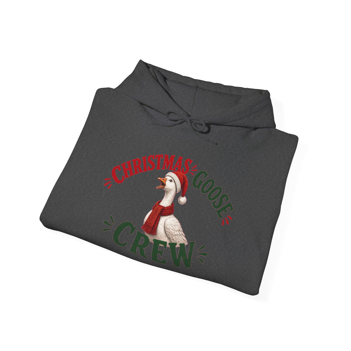 Christmas Goose Crew Hoodie Festive Goose Sweatshirt