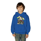 Neon Punk Bunny Kids Hoodie