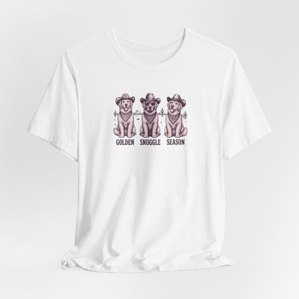 Golden Snuggle Season - Retriever Mom Tee