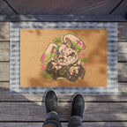 Punk Bunny Graffiti Doormat