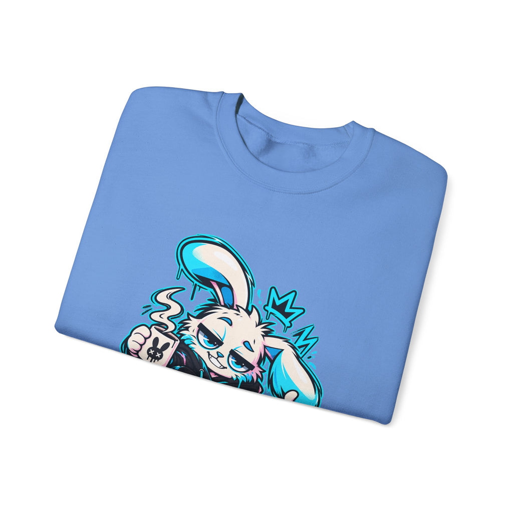 Graffiti Rabbit Coffee Crewneck Sweatshirt